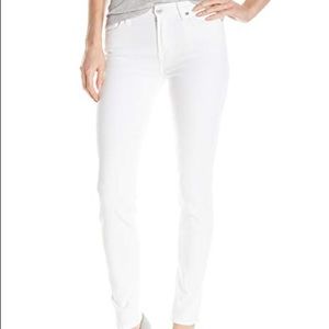 7 for all mankind white skinny jeans
